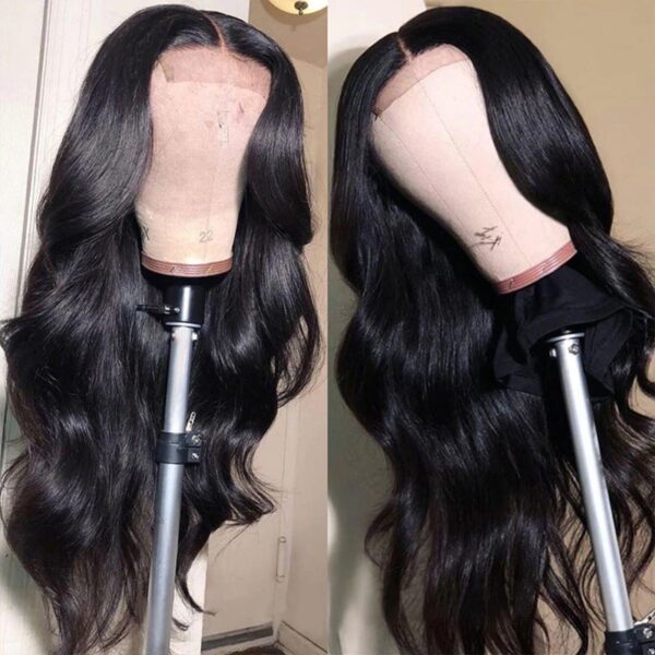 Body Wave Lace Closure Wig Made By Bundles With Closure 180% Density - Image 2